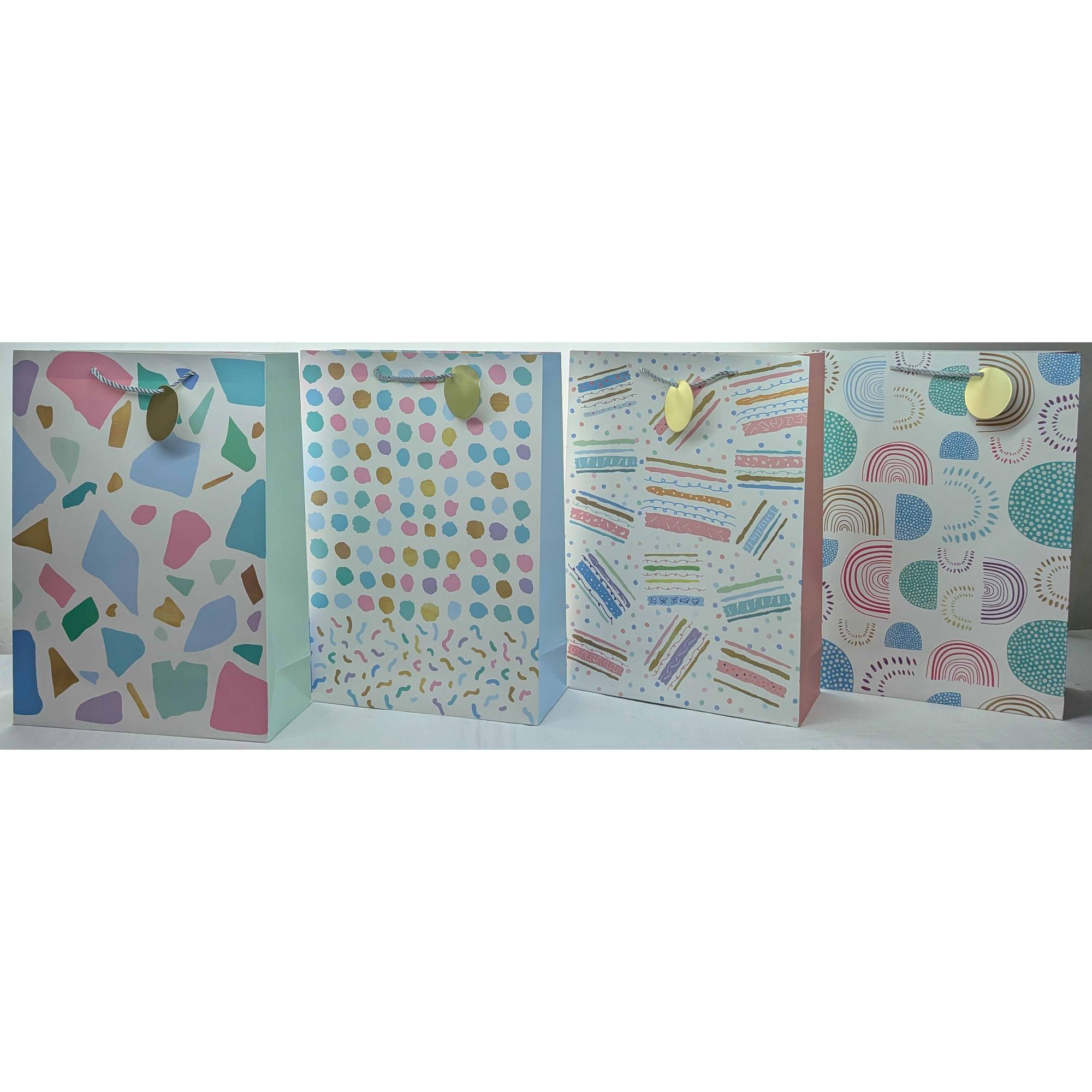 180PCSCTN PAPER BAG MERLETTO GOLD HANG TAG 210G WHITE CARD P - 786-8892295