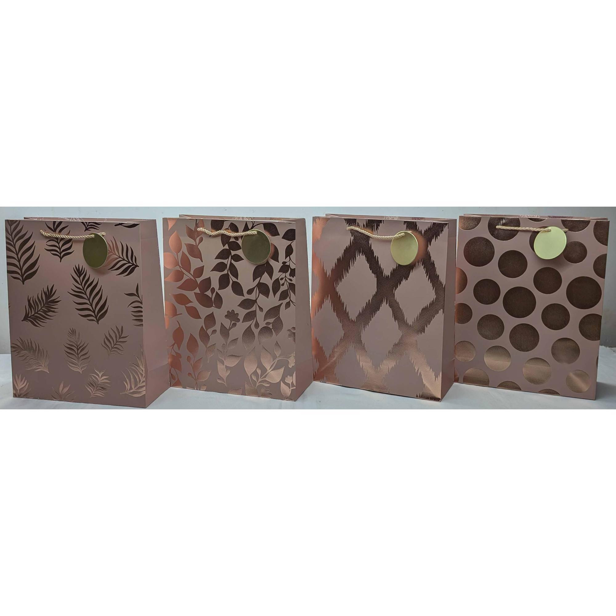 240PCSCTN PAPER BAG MERLETTO GOLD HANG TAG 210G WHITE CARD P - 786-8892315